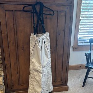 Patagonia Vintage GoreTex Snow Pants w Built-in Suspenders